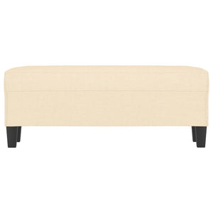 Panca Crema 100x35x41 cm in Tessuto 349453