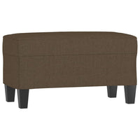 Panca Marrone 100x35x41 cm in Tessuto 349454