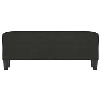 Panca Nera 100x35x41 cm in Tessuto 349455