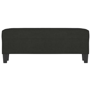 Panca Nera 100x35x41 cm in Tessuto