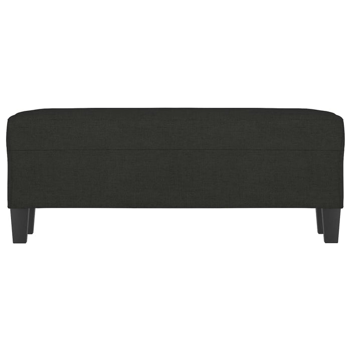 Panca Nera 100x35x41 cm in Tessuto