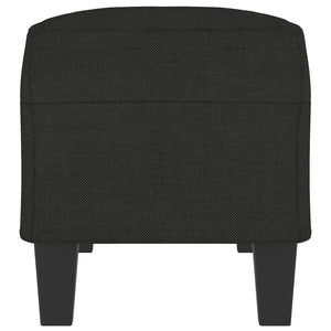 Panca Nera 100x35x41 cm in Tessuto