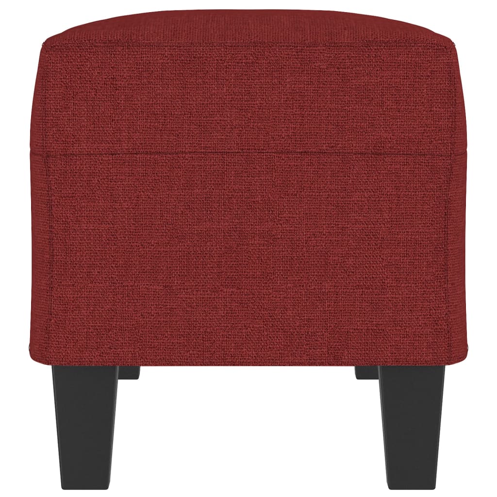 Panca Rosso Vino 100x35x41 cm in Tessuto 349457