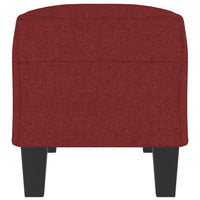 Panca Rosso Vino 100x35x41 cm in Tessuto 349457