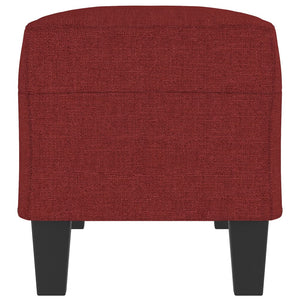 Panca Rosso Vino 100x35x41 cm in Tessuto 349457