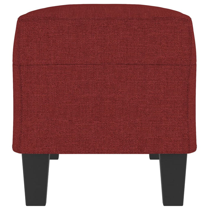 Panca Rosso Vino 100x35x41 cm in Tessuto 349457