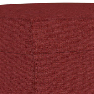 Panca Rosso Vino 100x35x41 cm in Tessuto 349457