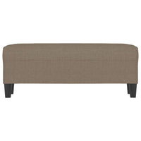 Panca Tortora 100x35x41 cm in Tessuto 349458