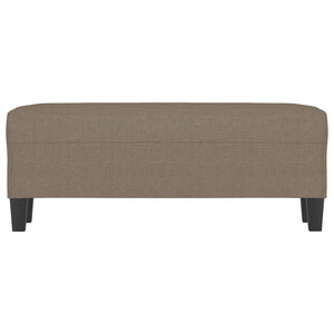 Panca Tortora 100x35x41 cm in Tessuto 349458