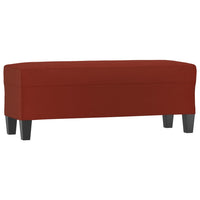 Panca Rosso Vino 100x35x41 cm in Similpelle cod mxl 60552