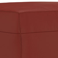 Panca Rosso Vino 100x35x41 cm in Similpelle cod mxl 60552