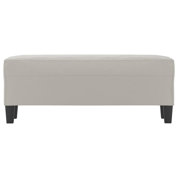 Panca Grigio Chiaro 100x35x41 cm in Microfibra cod mxl 60559