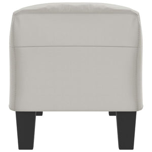 Panca Grigio Chiaro 100x35x41 cm in Microfibra cod mxl 60559