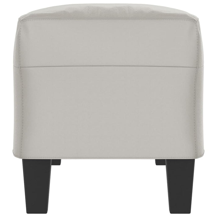 Panca Grigio Chiaro 100x35x41 cm in Microfibra cod mxl 60559