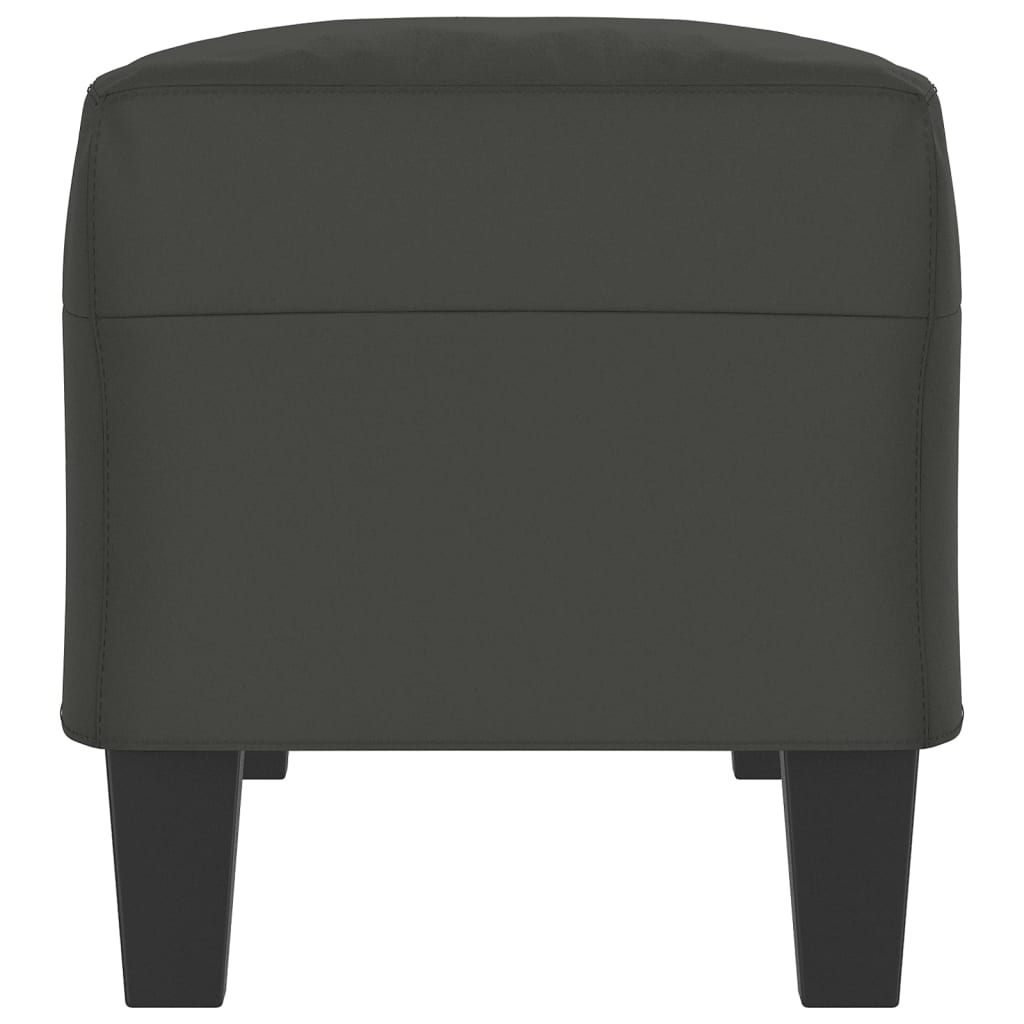 Panca grigio scuro 100x35x41 cm in Microfibra 349467