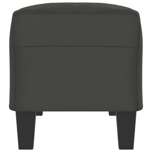 Panca grigio scuro 100x35x41 cm in Microfibra 349467