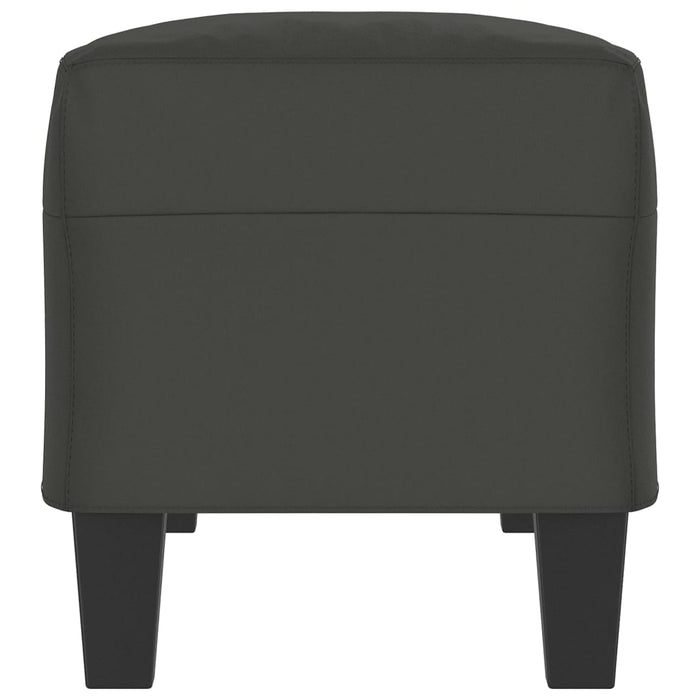 Panca grigio scuro 100x35x41 cm in Microfibra 349467