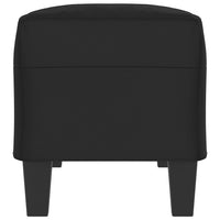 Panca Nera 100x35x41 cm in Microfibra 349468