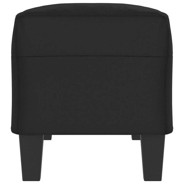 Panca Nera 100x35x41 cm in Microfibra 349468