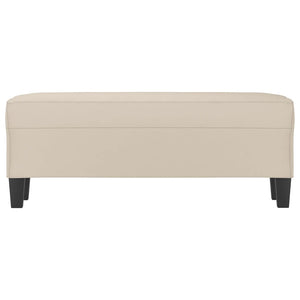 Panca crema 100x35x41 cm in Microfibra cod mxl 65676