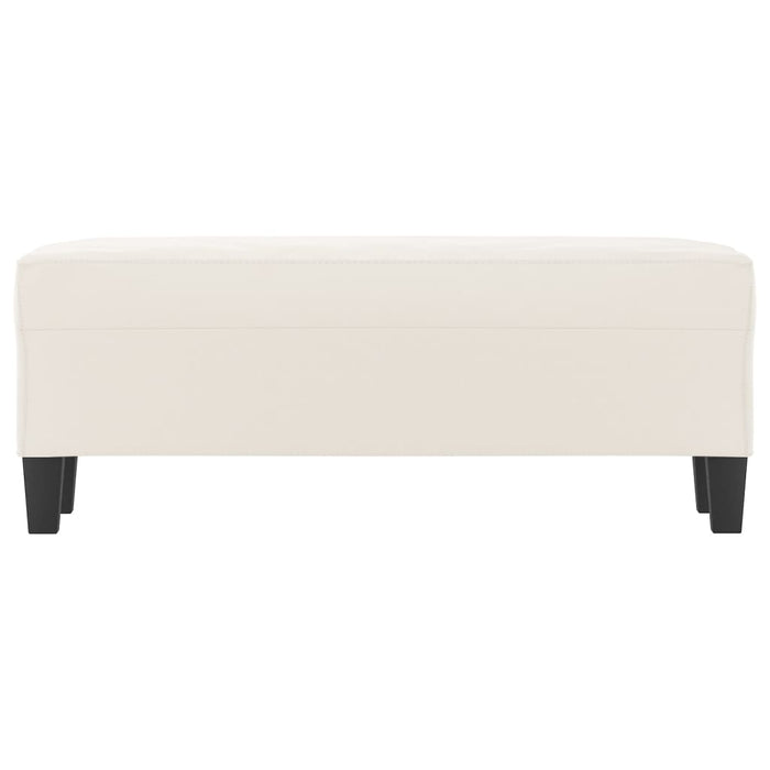 Panca beige 100x35x41 cm in Microfibra 349470