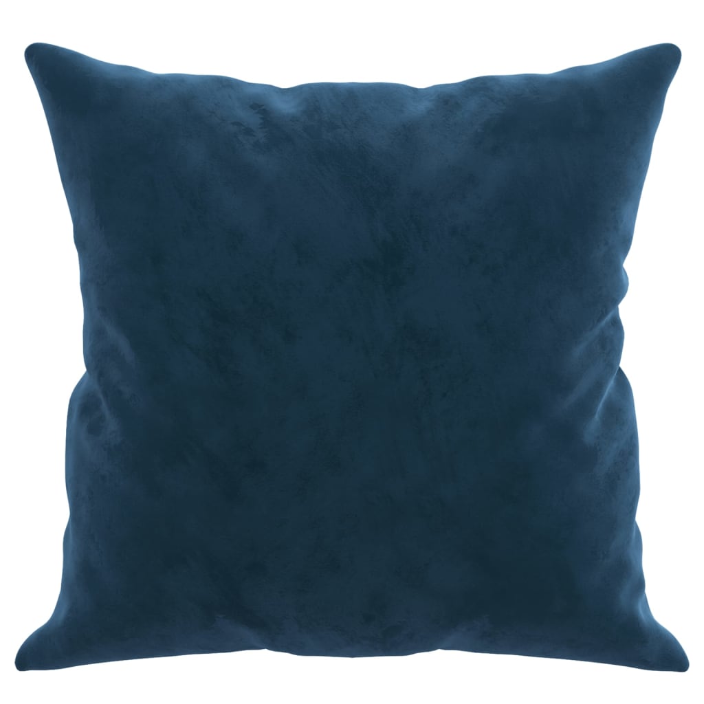 Cuscini Decorativi 2 pz Blu 40x40 cm in Velluto cod mxl 48977