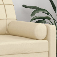 Cuscini Decorativi 2 pz Crema Ã˜15x50 cm in Tessuto cod mxl 47496