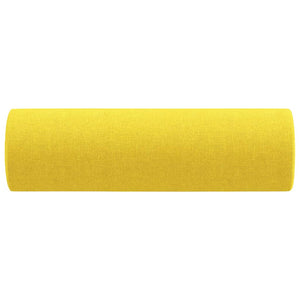 Cuscini Decorativi 2 pz Giallo Chiaro Ã˜15x50 cm in Tessuto cod mxl 41662