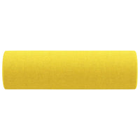 Cuscini Decorativi 2 pz Giallo Chiaro Ø15x50 cm in Tessuto 349506