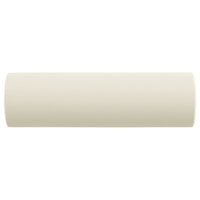 Cuscini Decorativi 2 pz Crema Ø15x50 cm in Velluto 349517