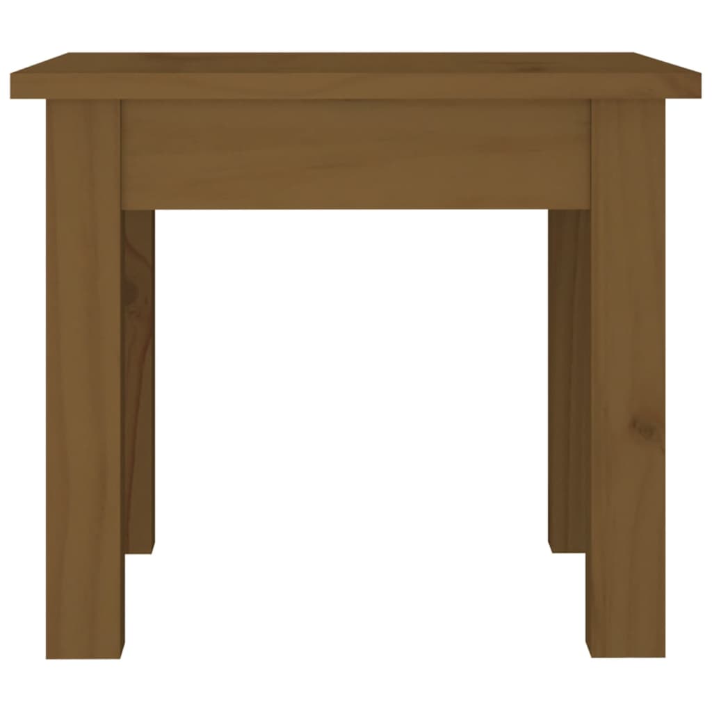 Tavolino da Salotto ambra 35x35x30 cm Legno Massello di Pino 814222