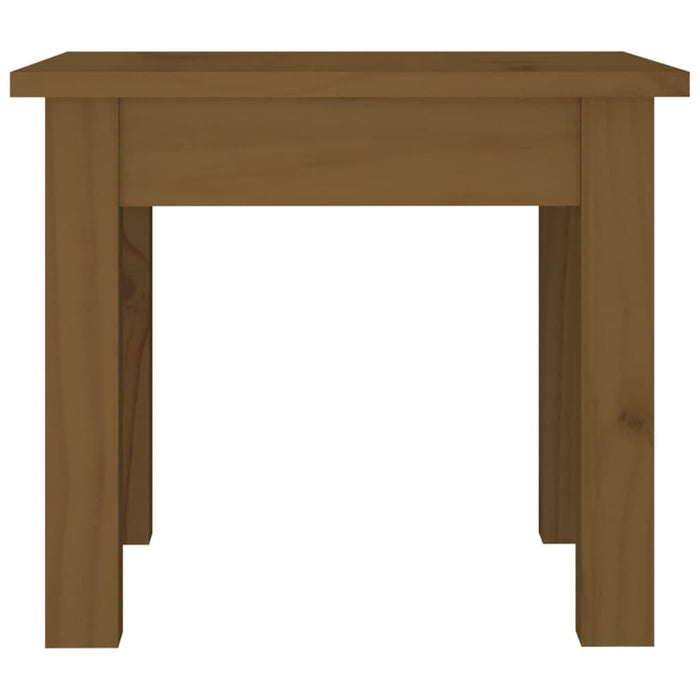 Tavolino da Salotto ambra 35x35x30 cm Legno Massello di Pino 814222