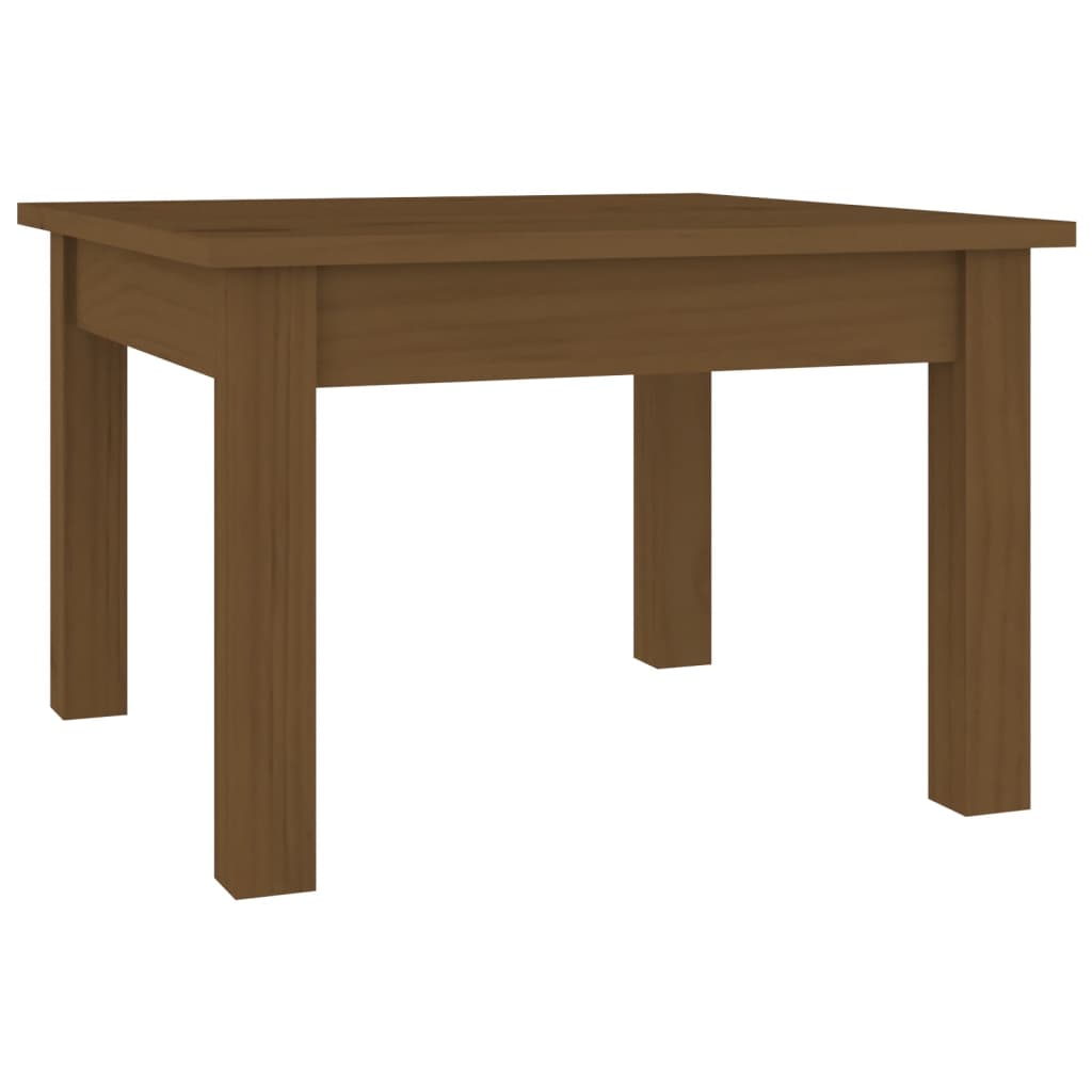 Tavolino da Salotto-Tavolino da soggiorno-Tavolo ambra 45x45x30 cm Legno Massello di Pino