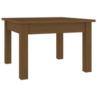 Tavolino da Salotto ambra 45x45x30 cm Legno Massello di Pino 814227