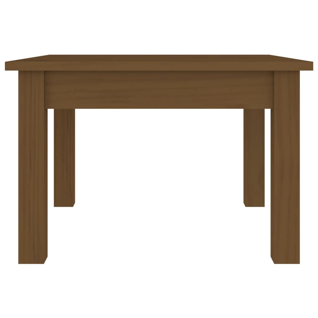 Tavolino da Salotto ambra 45x45x30 cm Legno Massello di Pino 814227