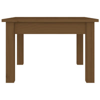 Tavolino da Salotto ambra 45x45x30 cm Legno Massello di Pino 814227