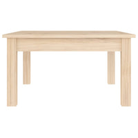 Tavolino da Salotto 55x55x30 cm Legno Massello di Pino