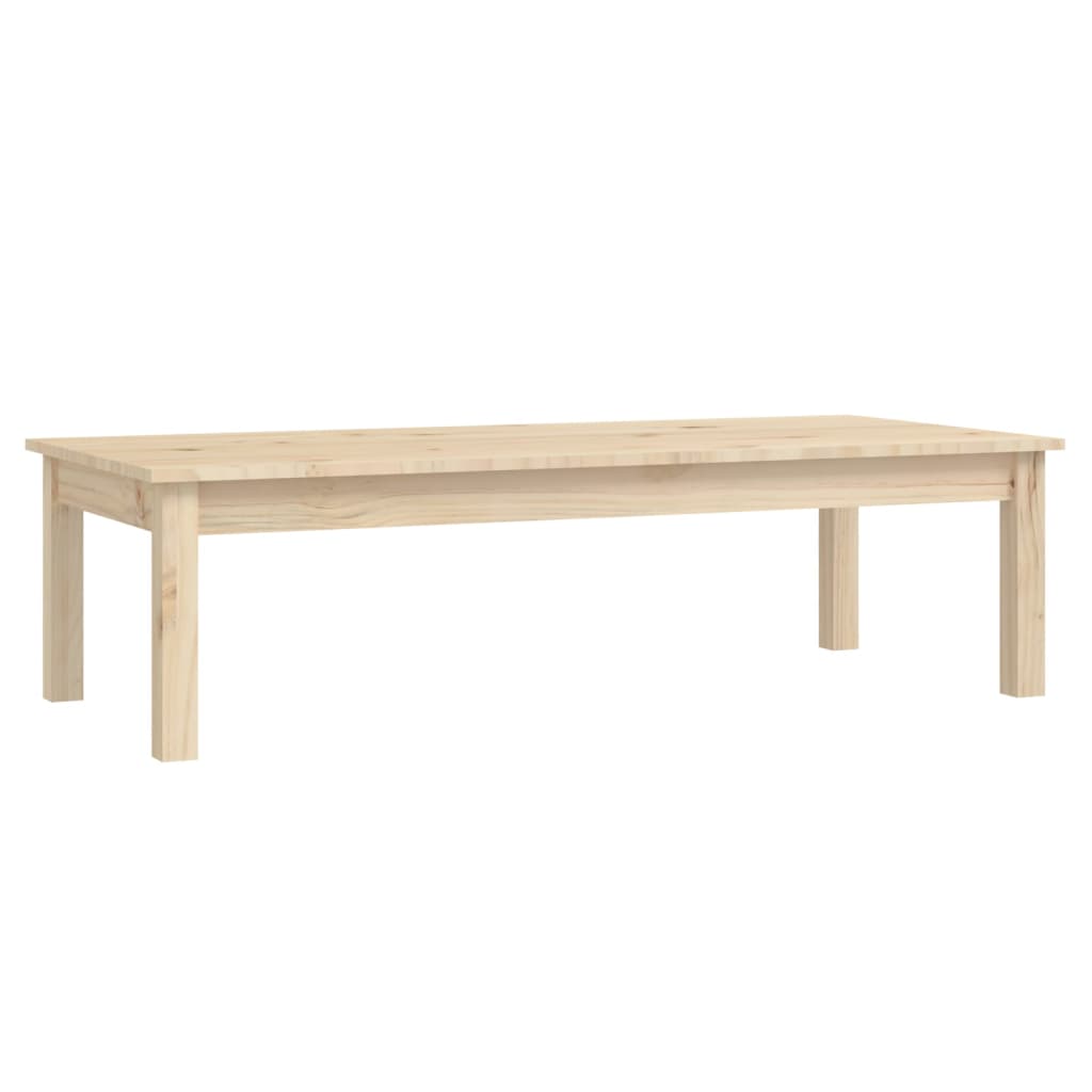 Tavolino da Salotto 110x50x30 cm Legno Massello di Pino cod mxl 15037