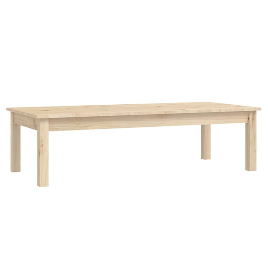 Tavolino da Salotto 110x50x30 cm Legno Massello di Pino cod mxl 15037