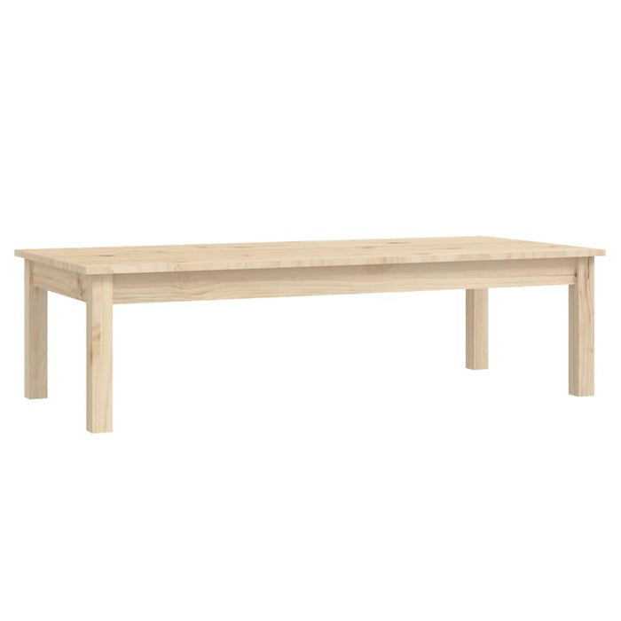 Tavolino da Salotto 110x50x30 cm Legno Massello di Pino cod mxl 15037