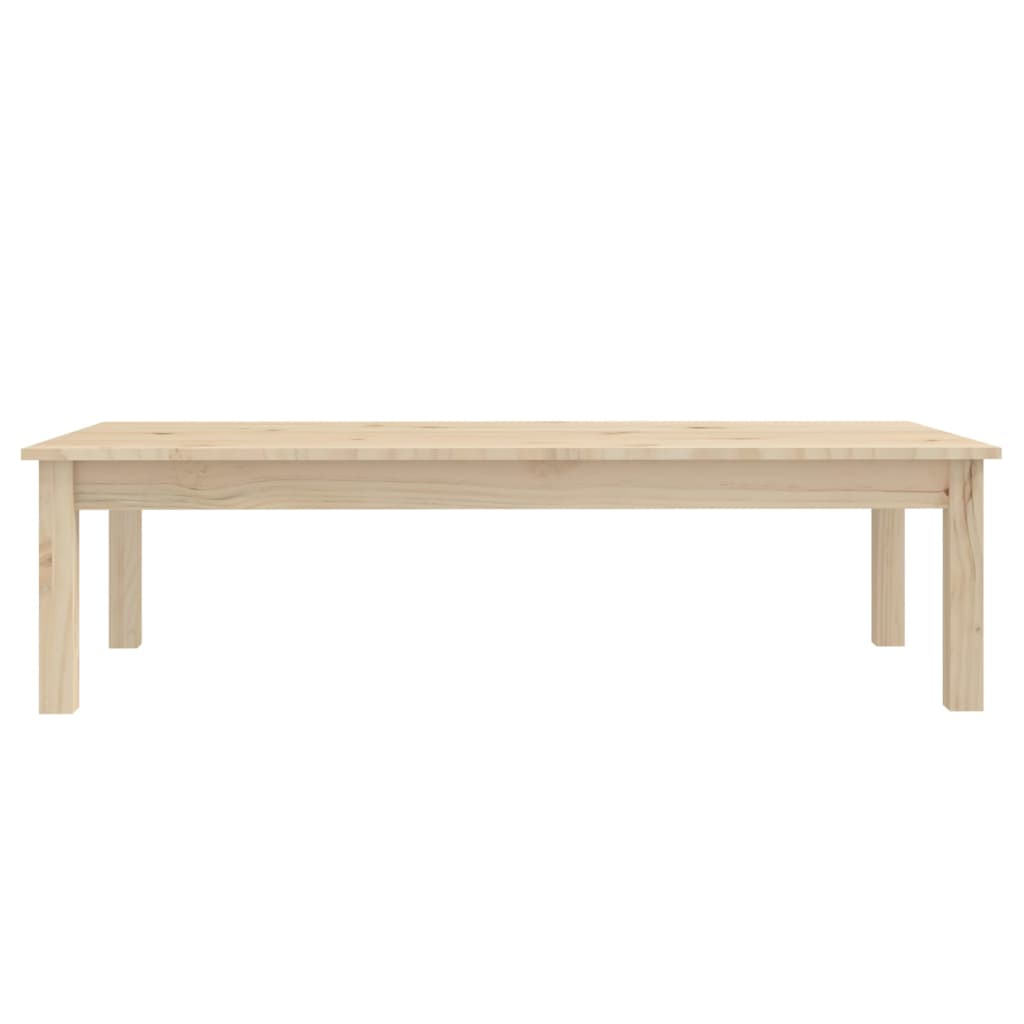Tavolino da Salotto 110x50x30 cm Legno Massello di Pino cod mxl 15037