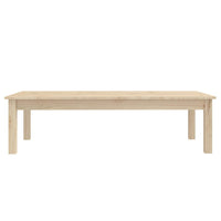 Tavolino da Salotto 110x50x30 cm Legno Massello di Pino cod mxl 15037