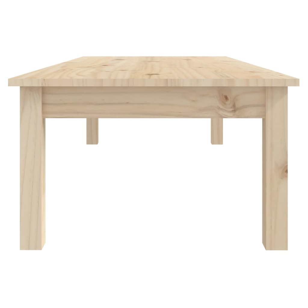 Tavolino da Salotto 110x50x30 cm Legno Massello di Pino cod mxl 15037