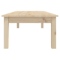 Tavolino da Salotto 110x50x30 cm Legno Massello di Pino cod mxl 15037