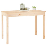 Tavolo da Pranzo 110x55x75 cm in Legno Massello di Pino 814249
