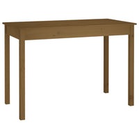 Tavolo da Pranzo Ambra 110x55x75 cm in Legno Massello di Pino 814252
