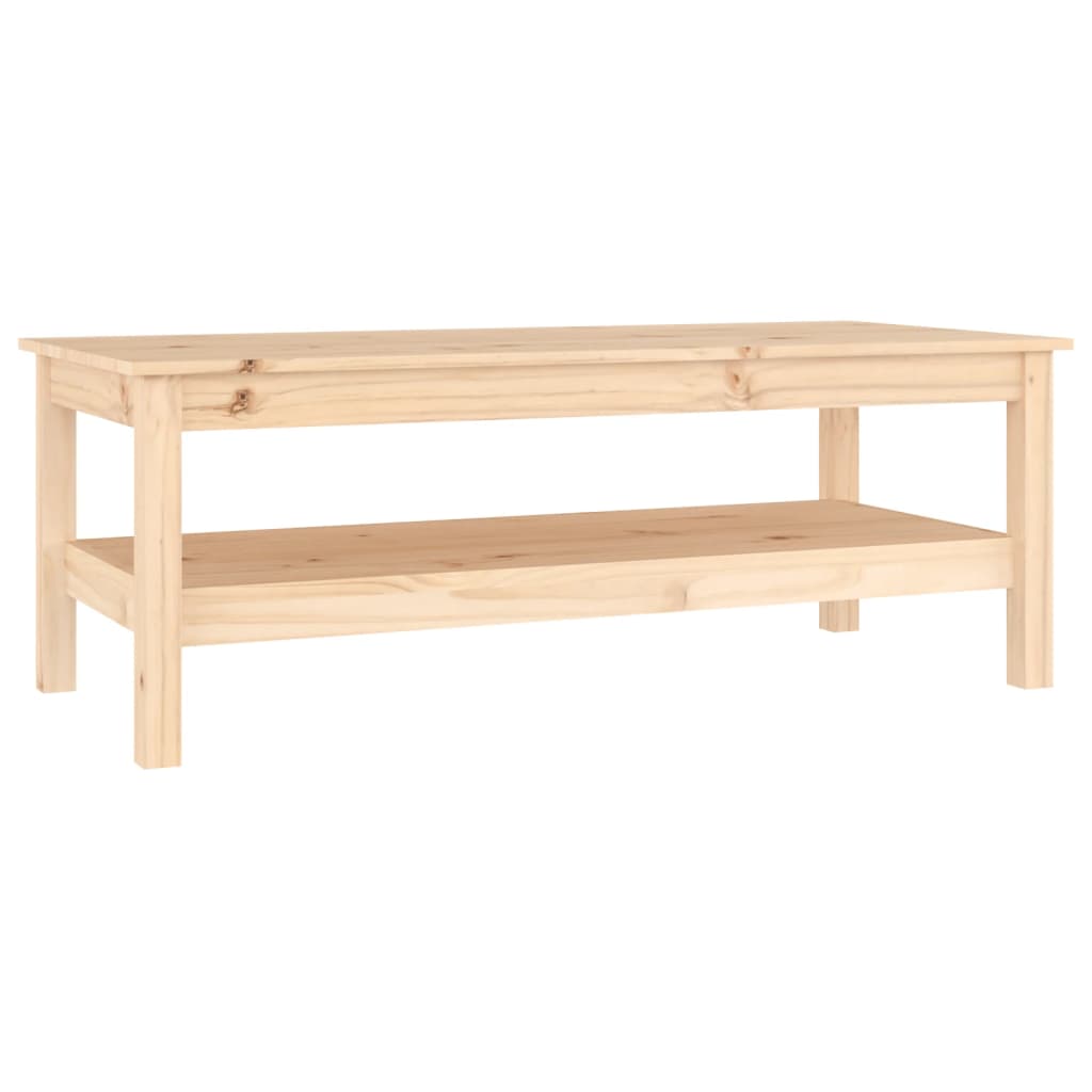 Tavolino da Salotto 110x50x40 cm in Legno Massello di Pino cod mxl 12184