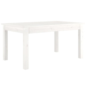 Tavolino da Salotto-Tavolino da soggiorno-Tavolo Bianco 80x50x40 cm Legno Massello di Pino 871470