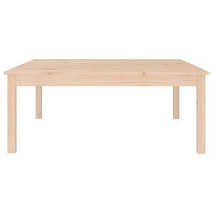 Tavolino da Salotto 100x100x40 cm Legno Massello di Pino