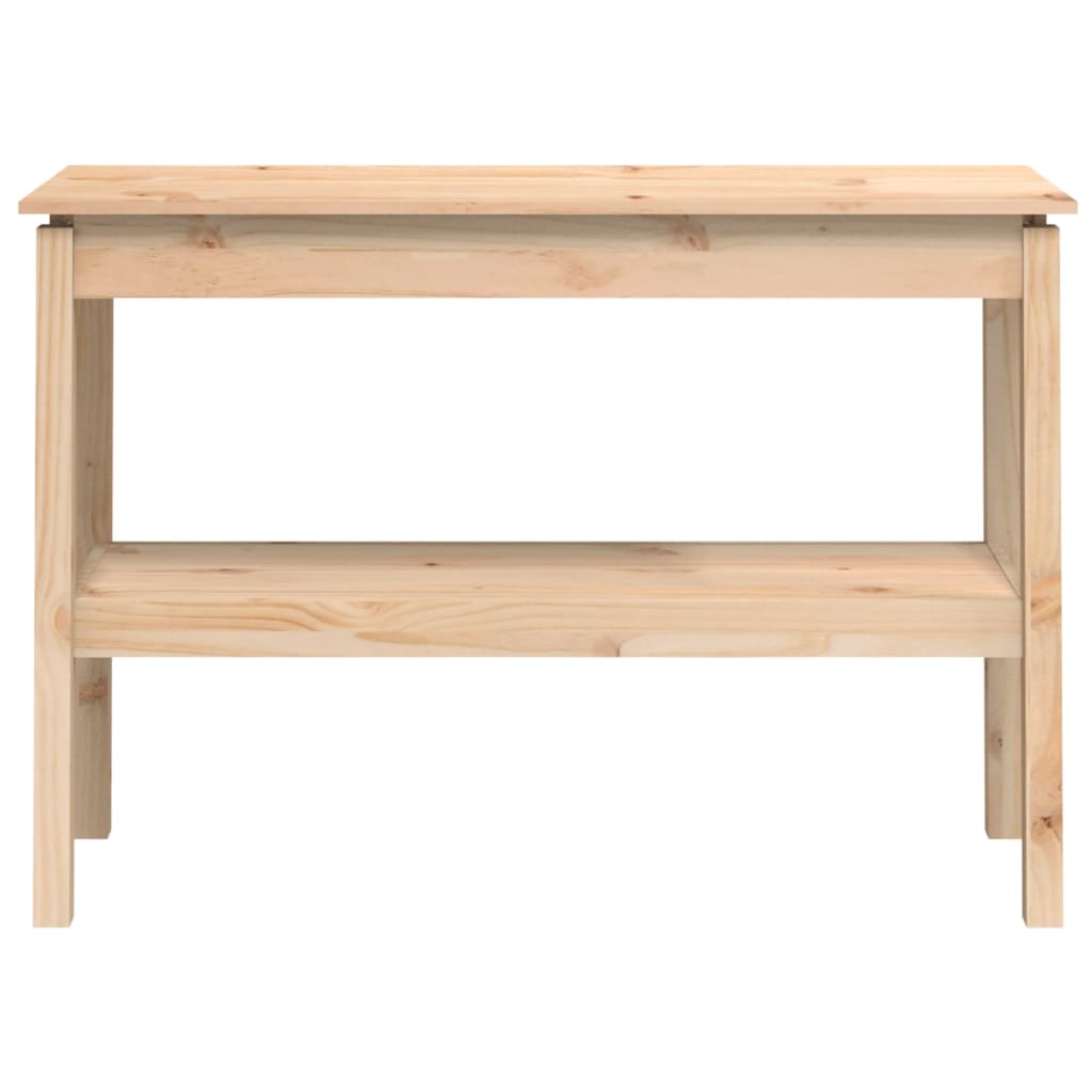 Tavolo Consolle 110x40x75 cm in Legno Massello di Pino
